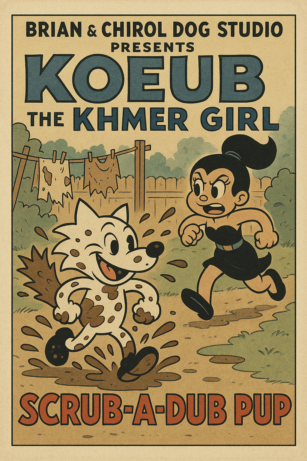 Scrub-a-Dub Pup (1927) poster